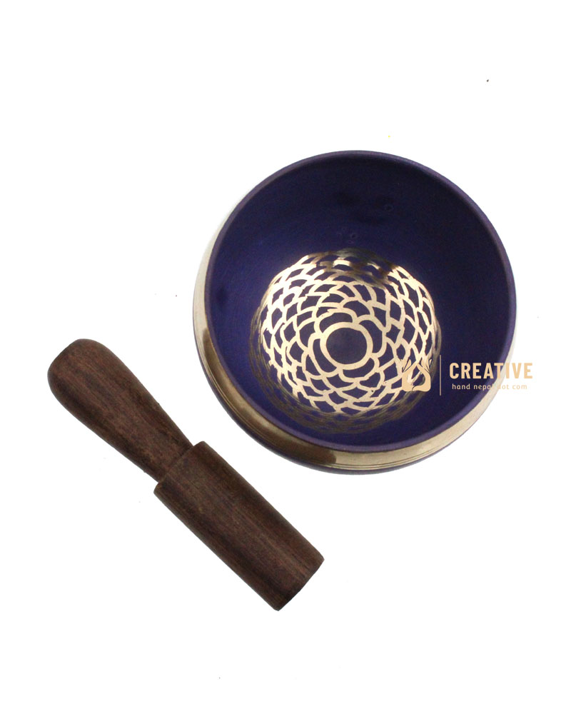 Chakra Mini Singing Bowl Crown Chakra Creativehand Nepal